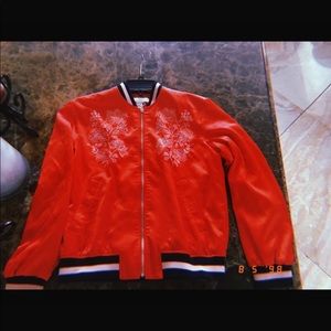 Satin Embroidered Bomber from H&M